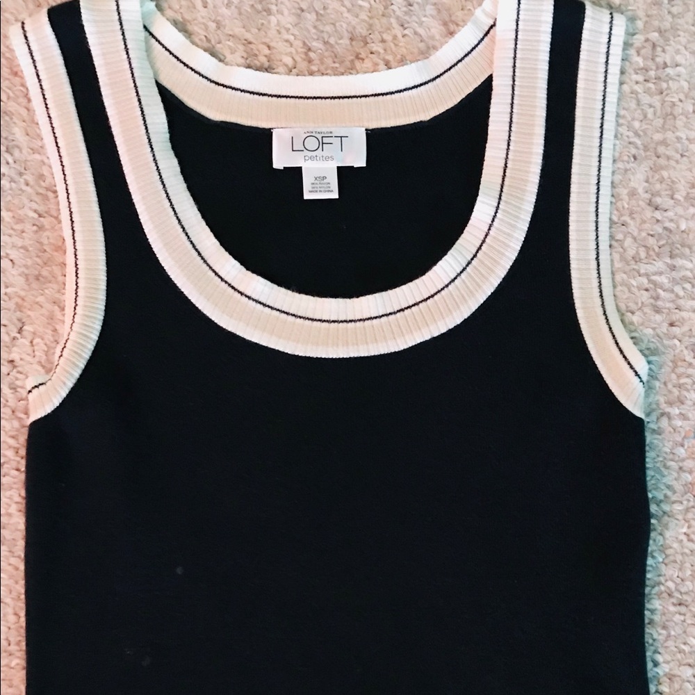 Navy LOFT dress vest